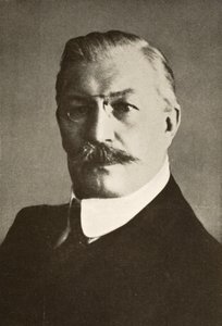P.N. Milyukov, Minister van Buitenlandse Zaken in het Republikeinse Ministerie door Russian Photographer